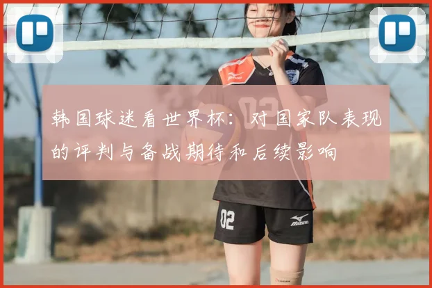 韩国球迷看世界杯:对国家队表现的评判与备战期待和后续影响
